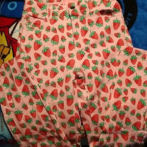 Strawberry sugar thrills highwaisted pants